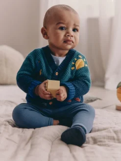 Next Blue Transport - Cardigan brodé bébé (0mois-2ans) Outlet