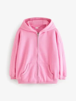 Next - Sweat à capuche zippé (3-16ans) Blush Rose Hot