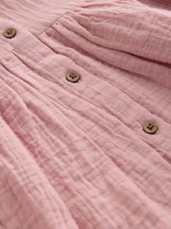 Next Blush Rose - Texture Manches courtes Robes (3mois-8ans) Best