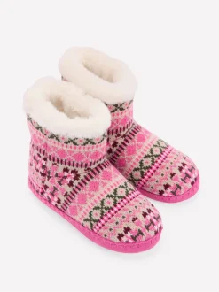 Boden Bottes pantoufles Motif Fair Isle