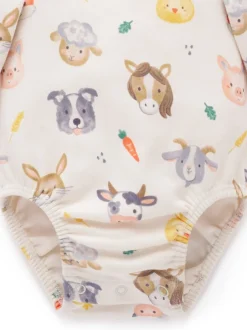Purebaby Body épais Ferme Friends Discount