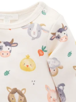 Purebaby Body épais Ferme Friends Discount