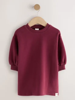 Next bordeaux - Robe en molleton décontractée (3mois à7ans) Outlet