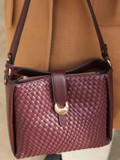 Luella Grey bordeaux - Sac hobo Taupe Flora Weave Discount