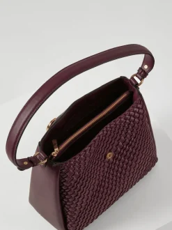 Luella Grey bordeaux - Sac hobo Taupe Flora Weave Discount
