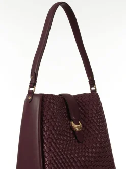 Luella Grey bordeaux - Sac hobo Taupe Flora Weave Discount