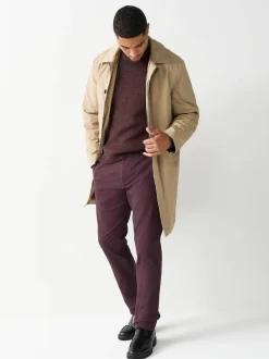 Next - Slim Fit (Slim Fit) - Pantalon chino stretch bordeaux