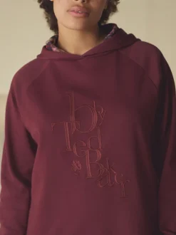 B by Ted Baker - Sweat long à capuche bordeaux Clearance