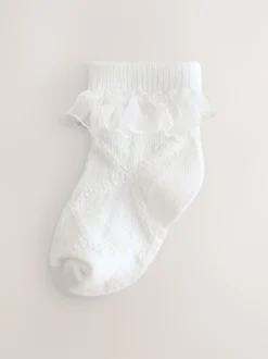 Baker by Ted Baker Bordeaux/écru/rose - Lot de 5 chaussettes fille Discount