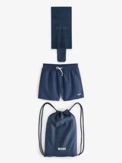 BOSS Shorts de bain, Sac, Serviettes Beach Gift Set Discount