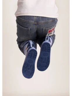 Toezone Bottes de pluie imperméables Bleu requin pour GARÇON New