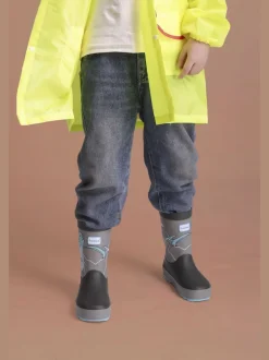 Toezone Bottes de pluie imperméables Gris Dinosaure pour GARÇON Sale