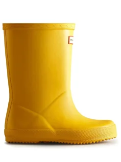 Hunter bottes en caoutchouc First Wellington jaunes pour enfant Online