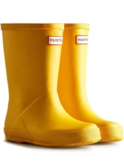 Hunter bottes en caoutchouc First Wellington jaunes pour enfant Online