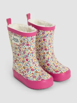 Jojo Maman Bébé Bottes doublées et confortables fleuries Sale