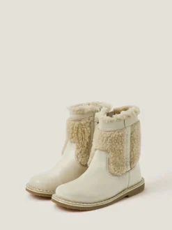 Monsoon Bottes en cuir Borg Discount