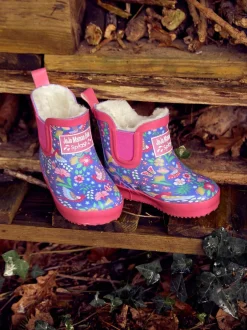 Jojo Maman Bébé Bottines à fleurs et doublure confortable Clearance