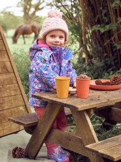 Jojo Maman Bébé Bottines à fleurs et doublure confortable Clearance