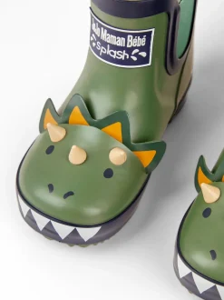 Jojo Maman Bébé Bottines douillettes doublées en dino Clearance