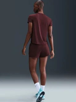 Nike Bourgogne Crush - Dri-FIT One Mid Rise 3 Inch 2-en-1 Shorts Sale