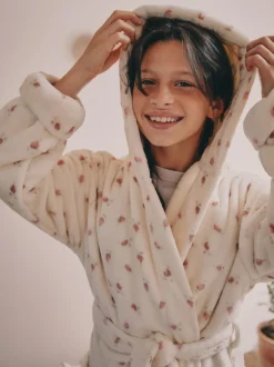 Next Bouton de rose crème - Robe de chambre en polaire (9 mois à 16 ans) Sale