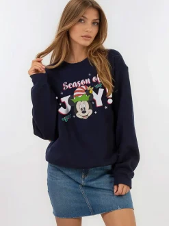 Brands In Disney Sweat-shirt de Noël Minnie Mouse Holly Jolly Online
