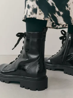 Next Brevet noir - Bottes à lacets Forever Comfort® New