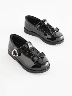 Next Brevet noir - Chaussures School Junior Bow T-Bar Hot