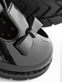 Next Brevet noir - Chaussures School Junior Bow T-Bar Hot