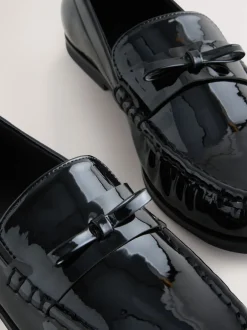 Next Brevet noir - Mocassins Forever Comfort® à bout froncé avec nœud Outlet