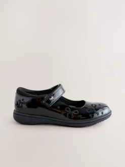 Next Brevet noir - Nœud Mary Jane Chaussures d'école New