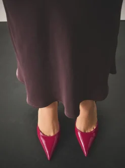 Next Brevet rose - Chaussures à talons Forever Comfort® à bout pointu et à bride arrière