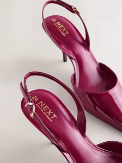 Next Brevet rose - Chaussures à talons Forever Comfort® à bout pointu et à bride arrière