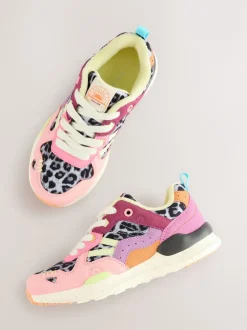 Next brillant - Baskets à lacets color block Online