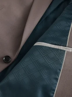 Next Brun clair - - Veste de costume stretch Motionflex Ajustement régulier