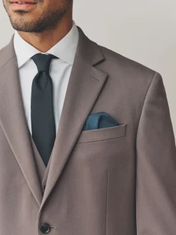 Next Brun clair - - Veste de costume stretch Motionflex Ajustement régulier
