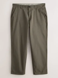 Next - Coupe ample - Pantalon chino stretch Brun clair Sale
