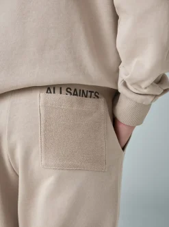 smALLSAINTS Brun clair - Ensemble sweat-shirt et joggings Underground oversize à empiècement texturé Clearance