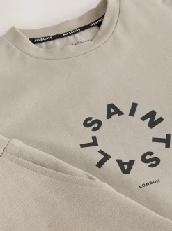 smALLSAINTS Brun clair - Ensemble t-shirt et short en molleton Tierra Online