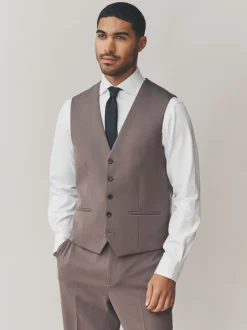 Next Brun clair - Gilet extensible Motionflex à coupe régulière Online