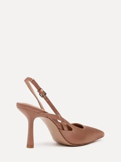 Linzi - Rhea À attacher à l’arrière talons courts Brun clair Discount