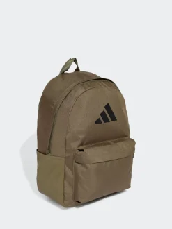 adidas - Sac à dos Classic 3 Bar Logo Brun clair Outlet