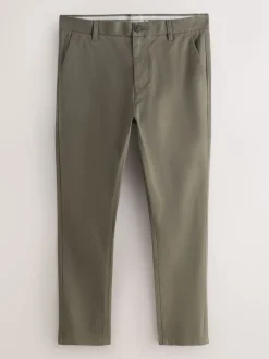 Next - Skinny Fit (Skinny Fit) - Pantalon chino stretch Brun clair Online