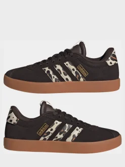 adidas - VL Court 3.0 Formateurs Brun foncé New