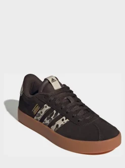 adidas - VL Court 3.0 Formateurs Brun foncé New