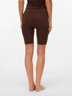 Mamalicious Brun foncé - Leggings de maternité sans coutures Clearance