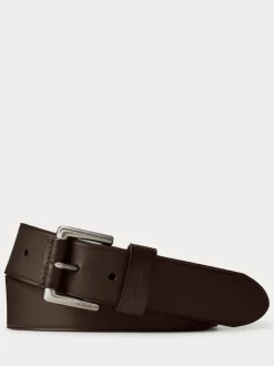 Polo Ralph Lauren Brun foncé - Ceintures du joueur de poney en cuir New
