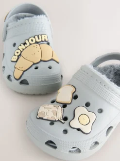 Next Brunch gris - Sabots chaussons