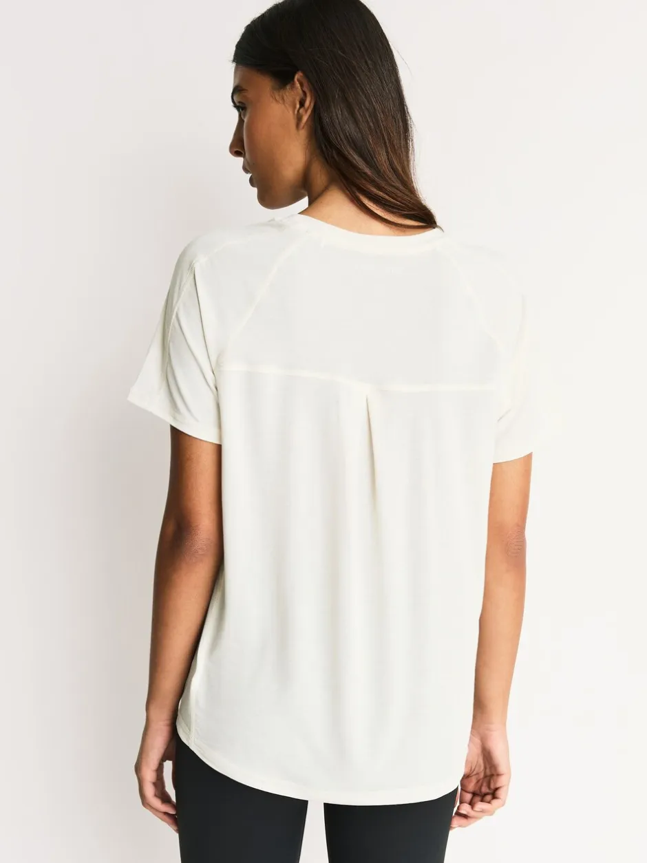 Next Brun/Crème - Lot de 2 T-shirts Active à manches courtes à Col rond Clearance