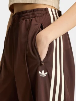 adidas originals - Pantalons amples Adidas Original Firebird Brun/Crème